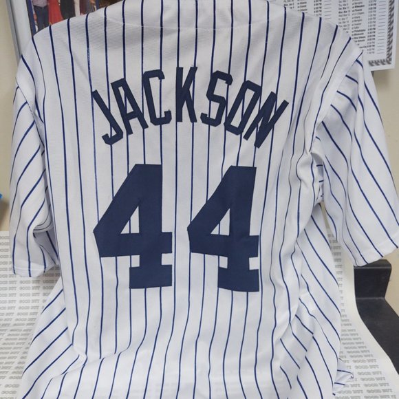 NEW YORK JACKSON BUTTON DOWN JERSEY REPLICA - Picture 2 of 6